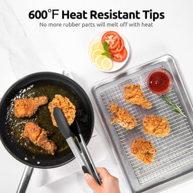U-Taste 18/8 stainless steel handle offers durable, rust-resistant grip.