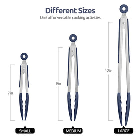 U-Taste 9-inch tongs ideal for frying and sautéing.