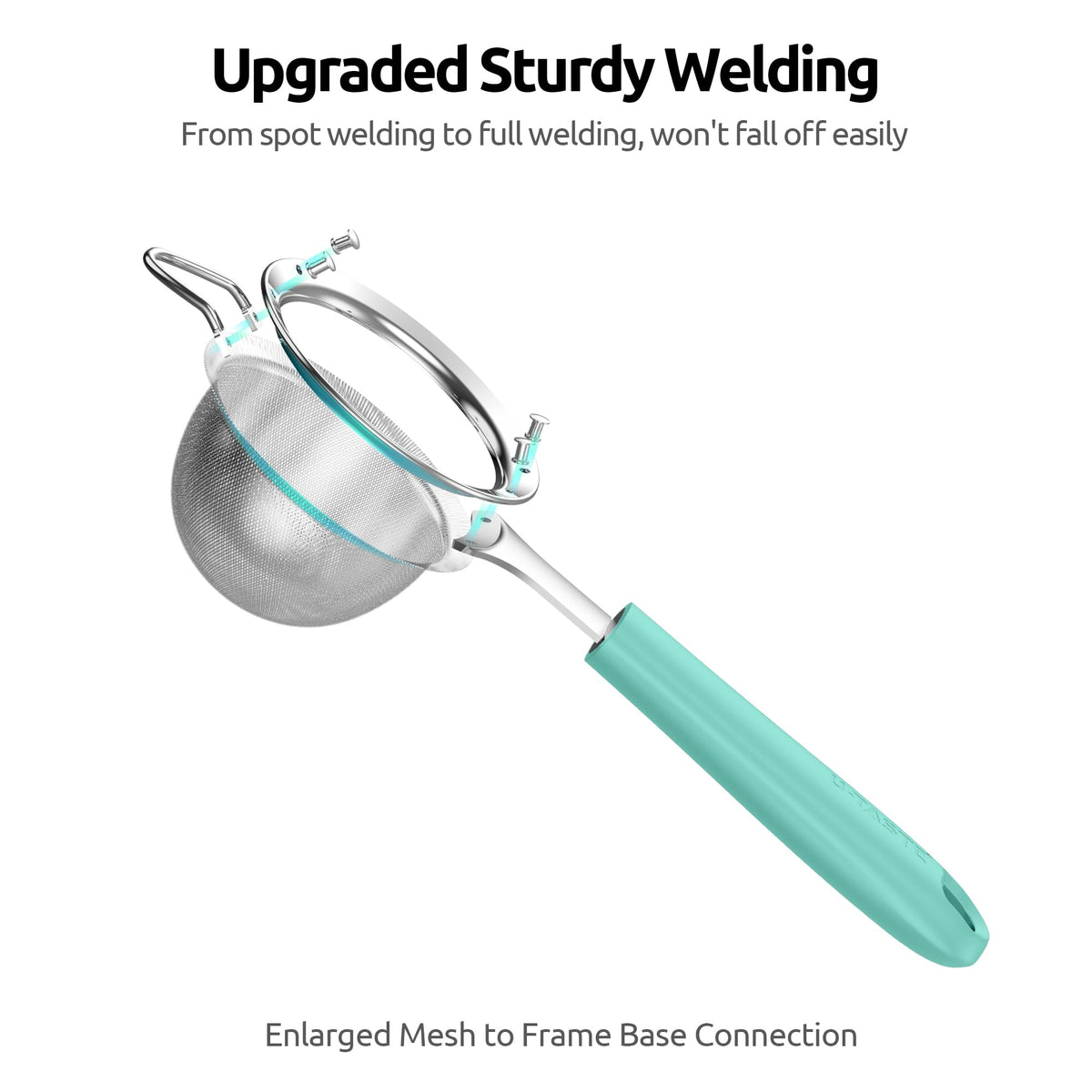 U-Taste Aqua Sky finish complements modern kitchen decor