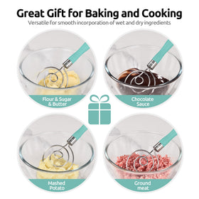 U-Taste professional-grade whisk for bakery-style mixing.