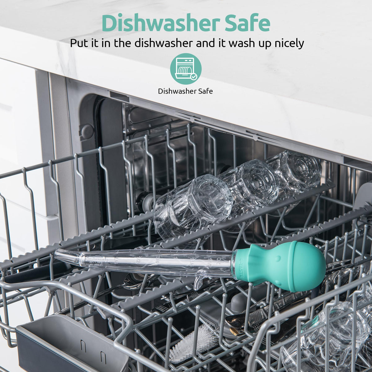 U-Taste dishwasher-safe baster for quick cleanup