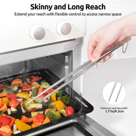 U-Taste dishwasher-safe design makes cleanup easy after grilling or plating.