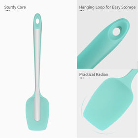 U-Taste durable-core spatula folds thick ingredients.