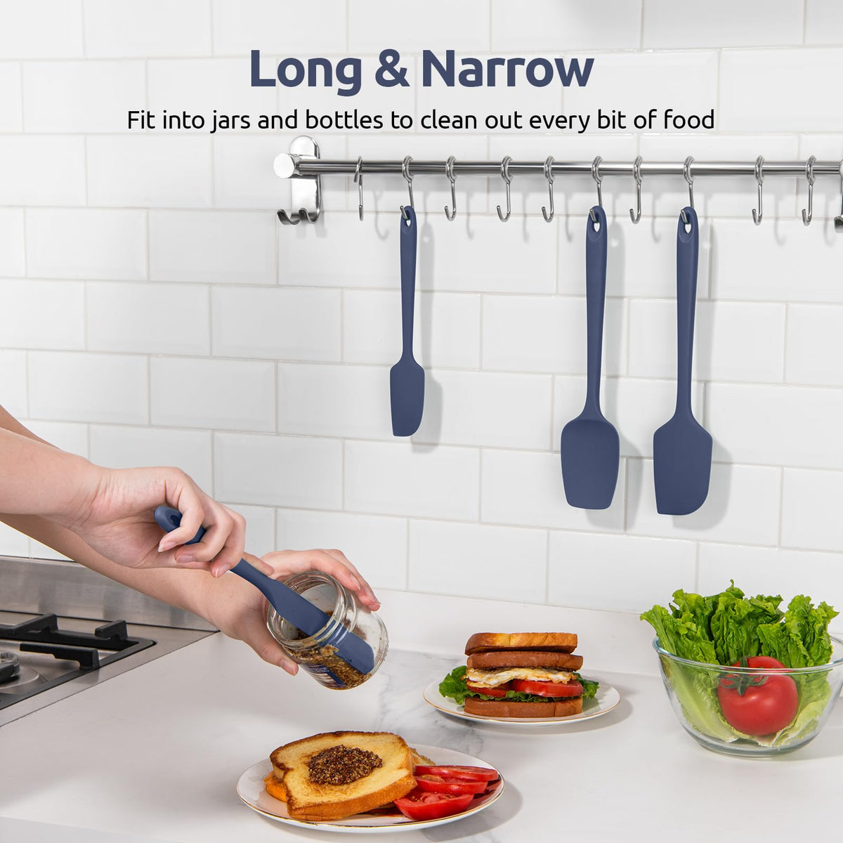 U‑Taste four-piece spatula set covers essential cooking tasks