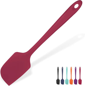 U-Taste heat-resistant silicone spatula in red, suitable for up to 600°F.