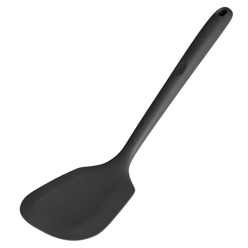 U-Taste heat-resistant silicone turner 13.6in shows durable performance for high-heat flipping