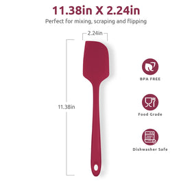 U-Taste large spatula flexes to reach bowl corners.