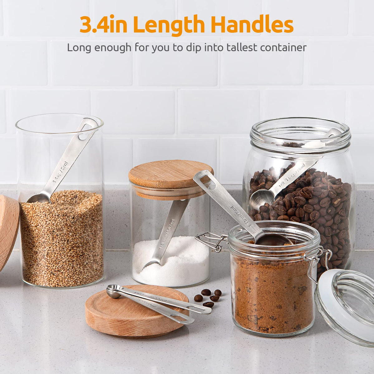 U-Taste half-tbsp measure supports larger liquid or dry additions