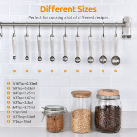 U-Taste one-eighth-tsp spoon highlights durable 18/8 stainless steel