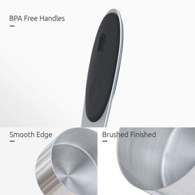 Smooth rust-resistant stainless steel surface from U-Taste.