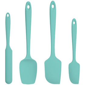 U-Taste silicone jar spatula for precise scraping and batter mixing.