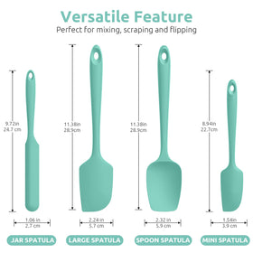 U-Taste silicone spoon spatula for versatile stirring and scooping.