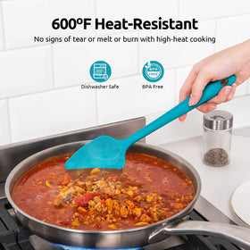 U-Taste spoon ergonomic handle design for comfortable grip.
