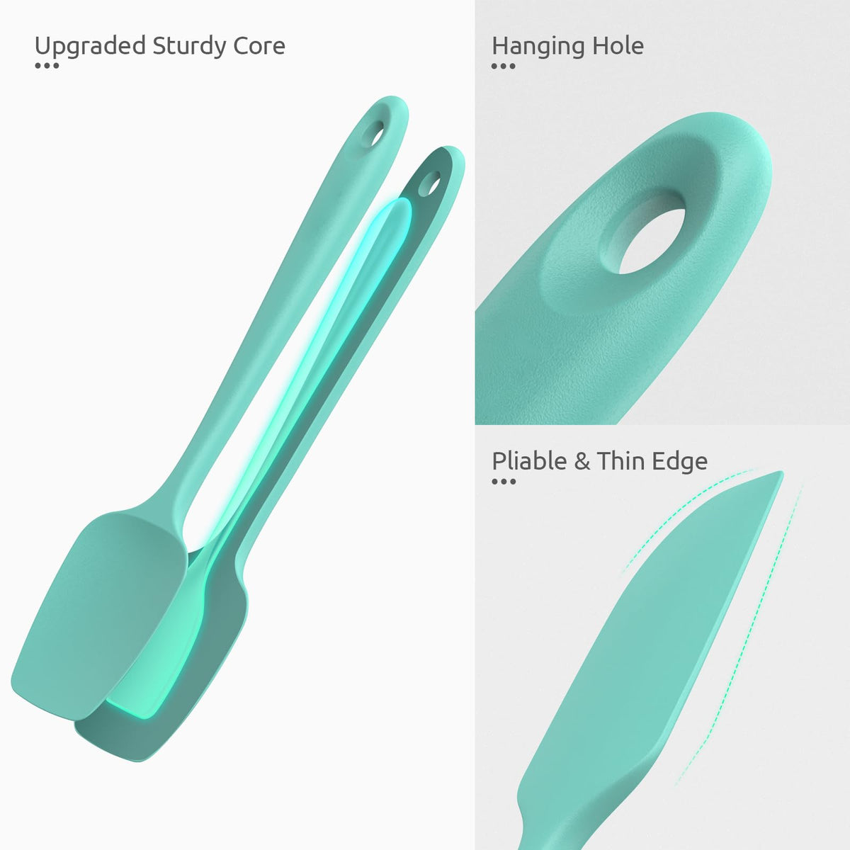 U-Taste teal aqua sky color adds bright, modern style.
