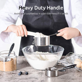 Thickened handles on U-Taste cups prevent bending during use.