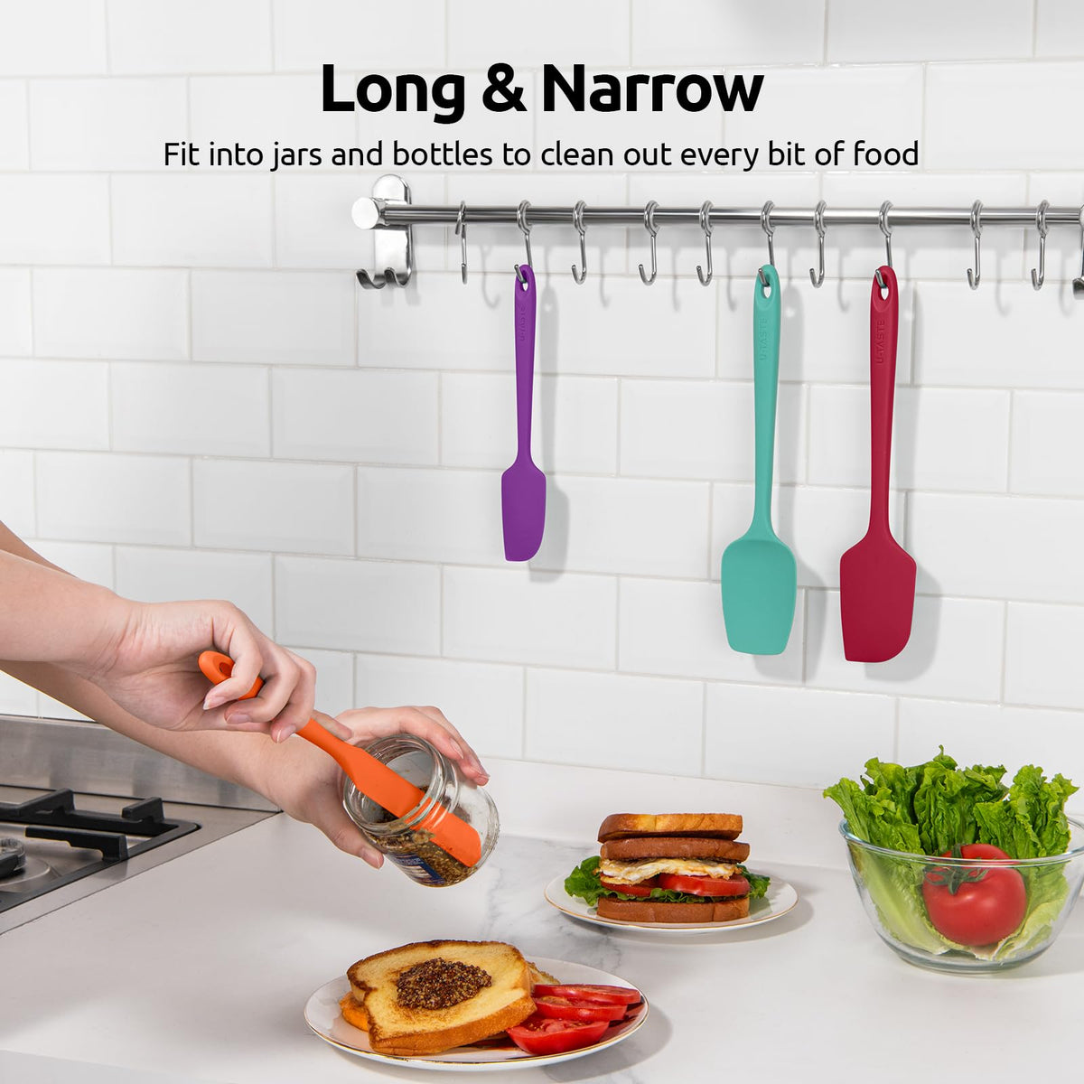 U-Taste 4-piece spatula set covers versatile cooking tasks