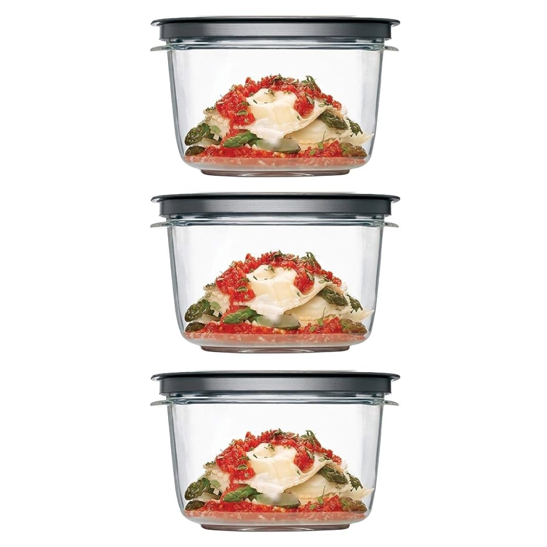 Utensilux Rubber Maid Premier 7-Cup container for meal prep and secure, leak-proof storage
