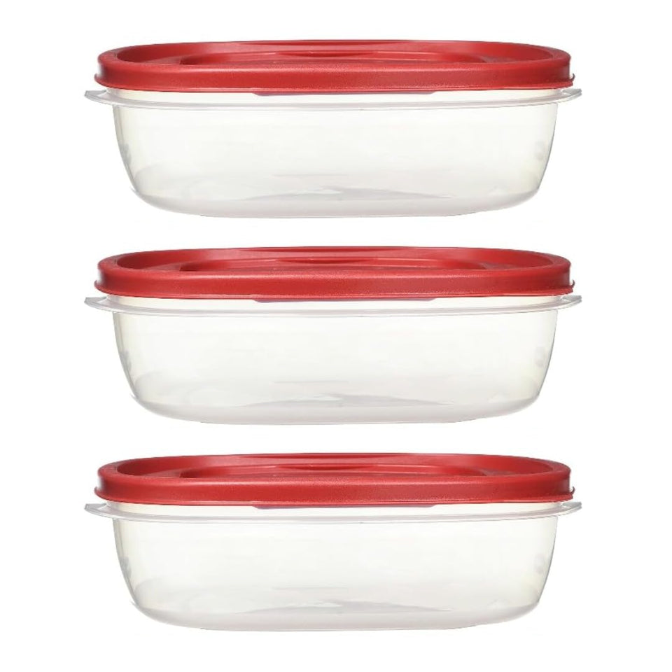 Utensilux Rubbermaid paired lids demonstrate organized storage for quick meal prep.