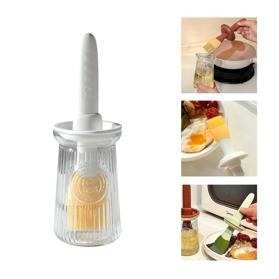 Uteynee oil dispenser glass bottle for precise pouring