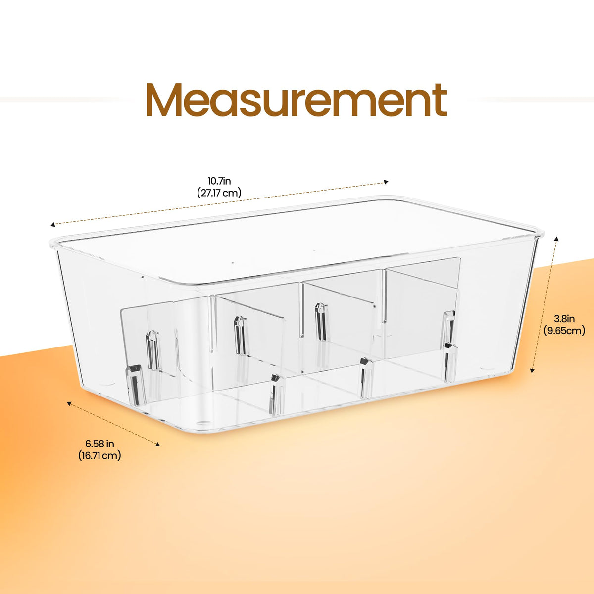 Utopia Home detachable lid tea bin provides quick visibility and access.