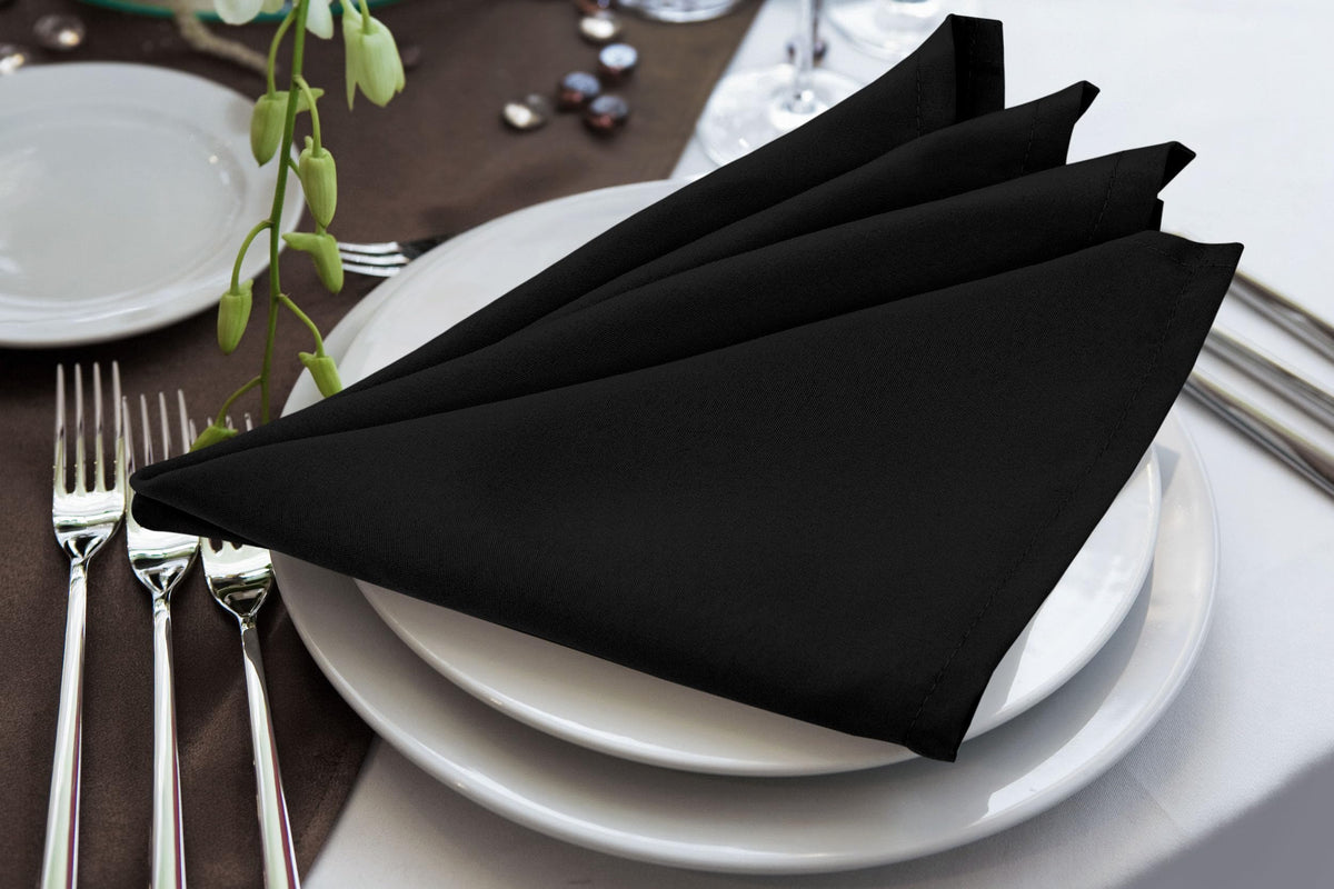 Utopia Home dining napkins add elegance to weddings and dinners