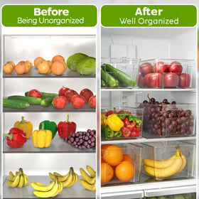 Utopia Home transparent design makes item search quick in pantry