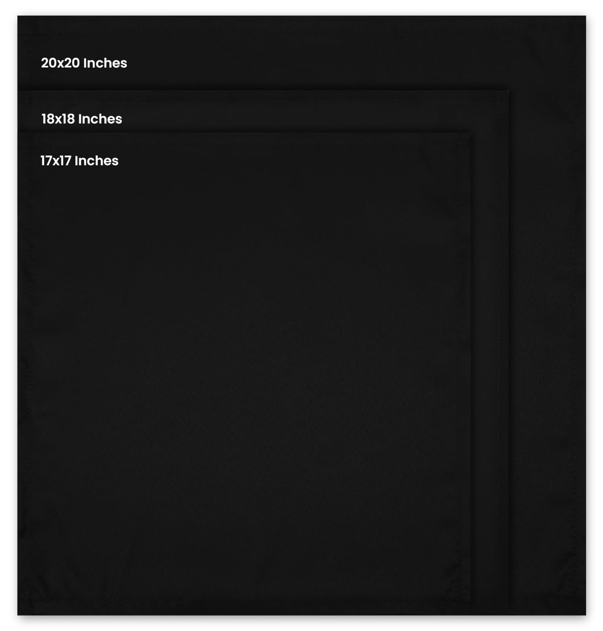 Utopia Home wrinkle-resistant polyester napkins stay smooth during busy dinners