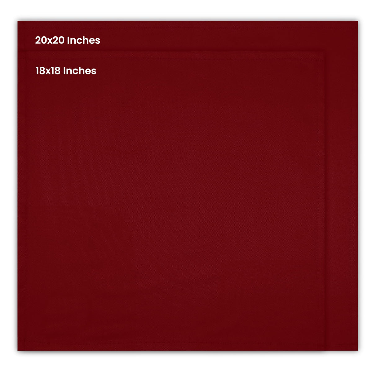 Utopia Kitchen 18x18 napkins in soft poly-cotton blend, quick-drying and comfortable