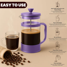 Utopia Kitchen borosilicate glass carafe resists heat for durable daily brewing