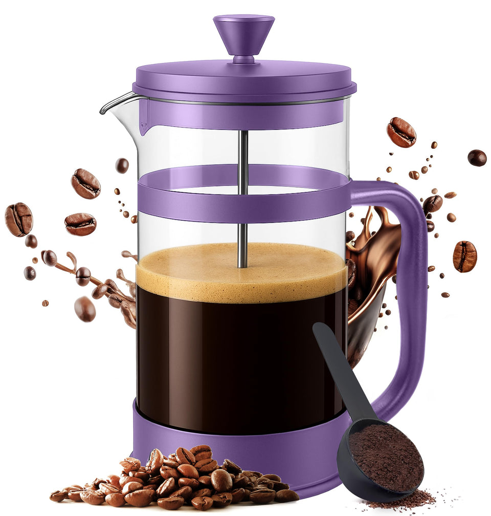 Utopia Kitchen 34 oz French Press pour spout enables easy, mess-free serving on the go
