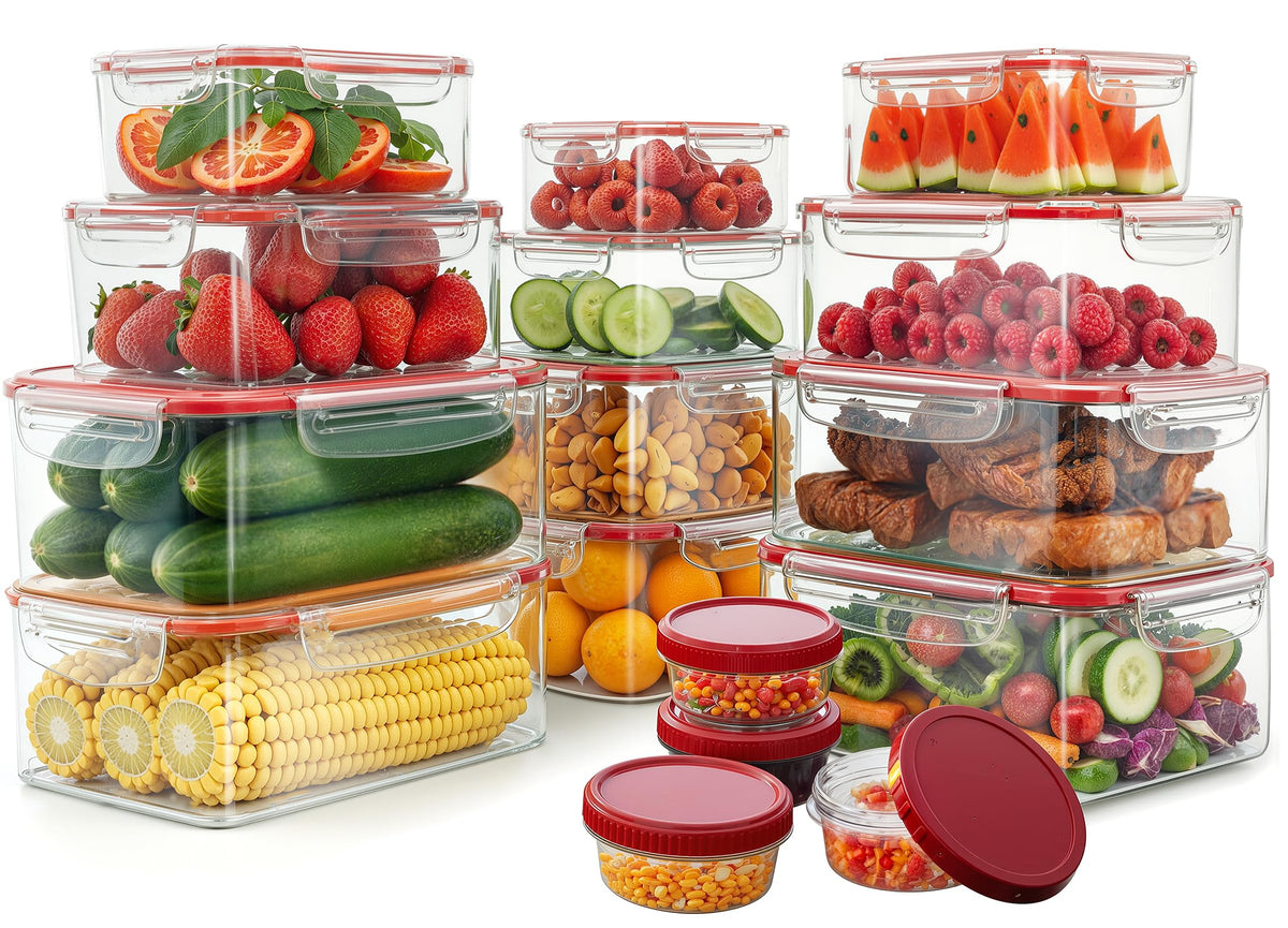 Utopia Kitchen 500ml rectangular container with airtight seal for fresh meals.