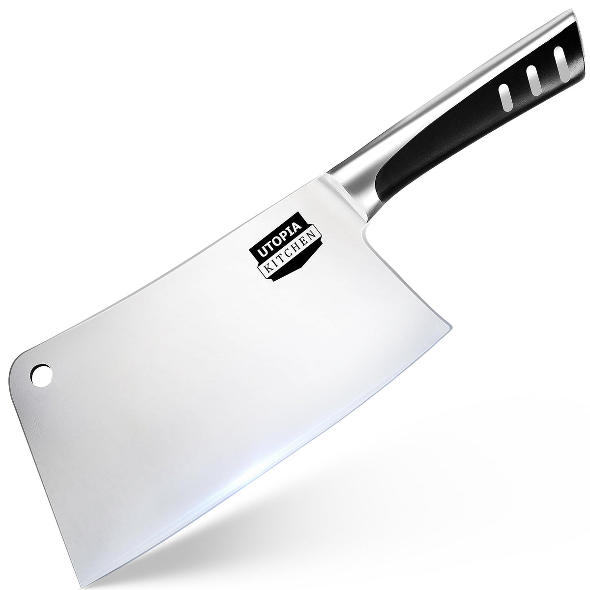Utopia Kitchen 7-inch cleaver knife in stainless steel suitable for versatile chopping
