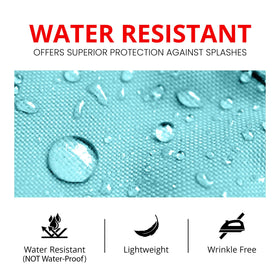 Utopia Kitchen bib apron water resistant surface helps protect clothing from spills.