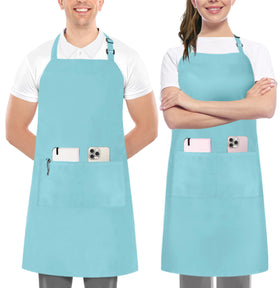 Utopia Kitchen bib apron pack 2 with adjustable neck for comfortable, customizable fit.
