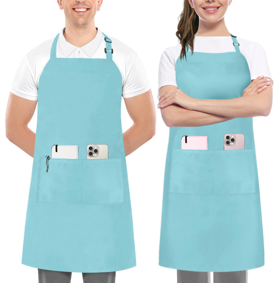 Utopia Kitchen bib apron pack 2 with adjustable neck for comfortable, customizable fit.