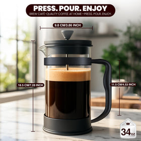 Utopia Kitchen borosilicate glass resists temperature shocks and odor transfer