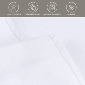 Utopia Kitchen care instructions for the tablecloth