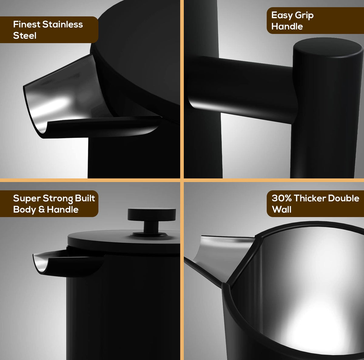 Utopia Kitchen disassembly-friendly design enables quick, thorough cleaning