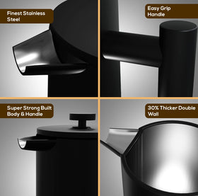 Utopia Kitchen disassembly-friendly design enables quick, thorough cleaning