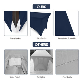 Utopia Kitchen easy-care tablecloth machine-washable for events.