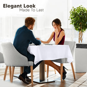 Utopia Kitchen everyday elegance tablecloth complements modern and classic décor.