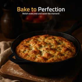 Utopia Kitchen family meal in a large skillet shows generous cooking space.
