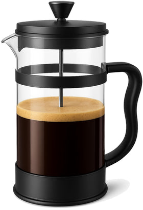 Utopia Kitchen French Press 34oz beaker delivers pure coffee aroma