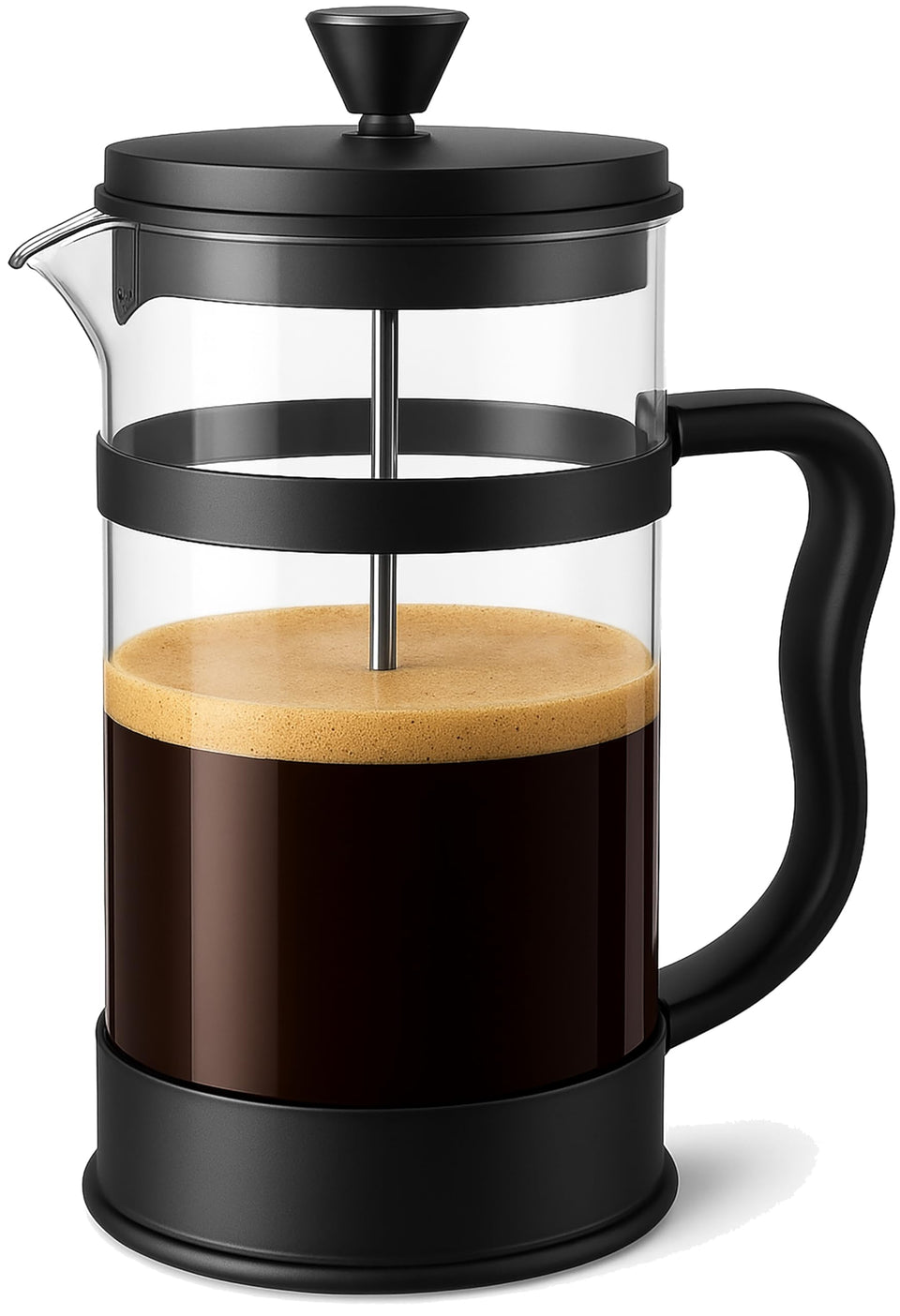 Utopia Kitchen French Press 34oz beaker delivers pure coffee aroma