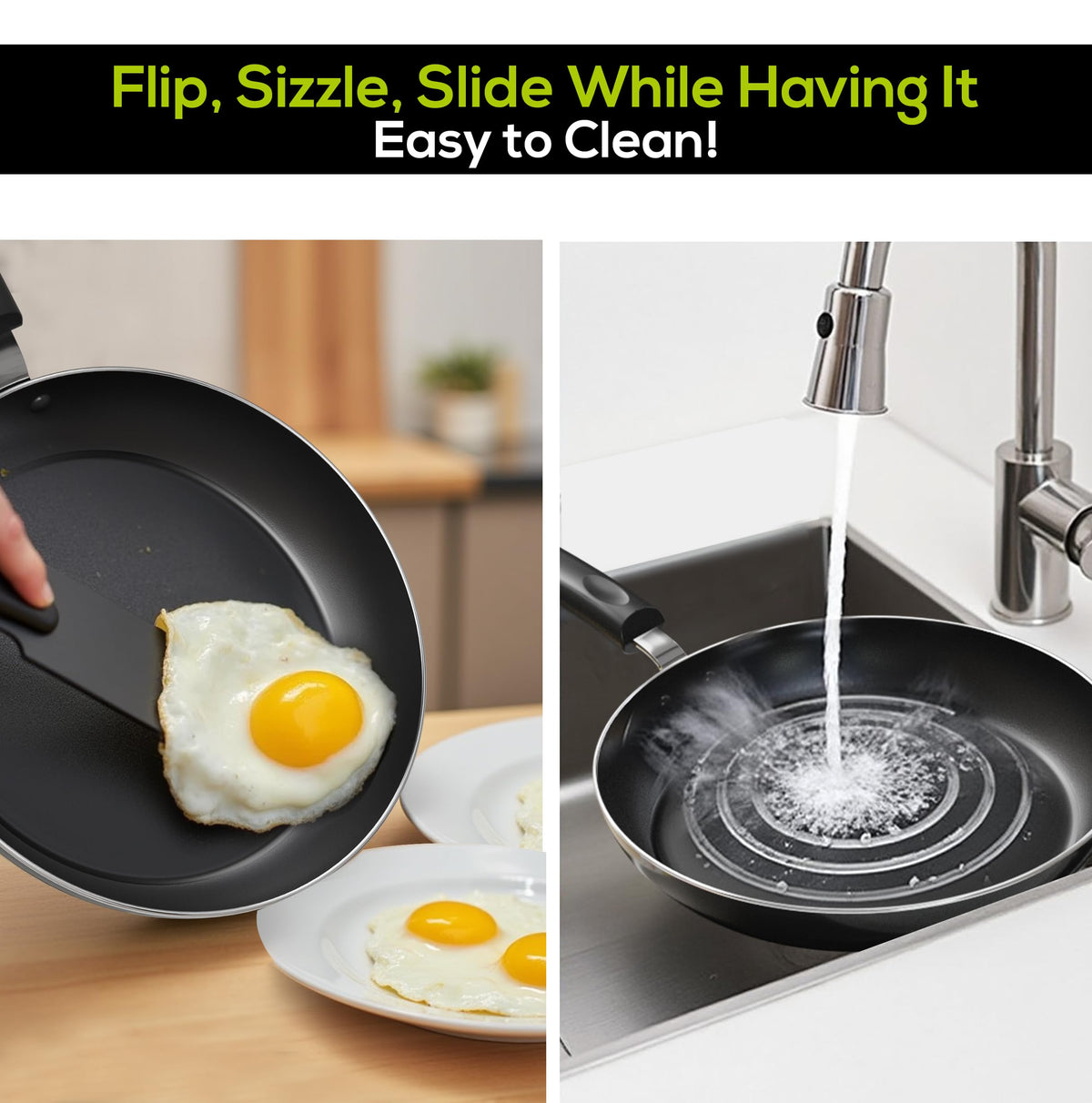 Utopia Kitchen induction-compatible base ensures versatility on various stoves.