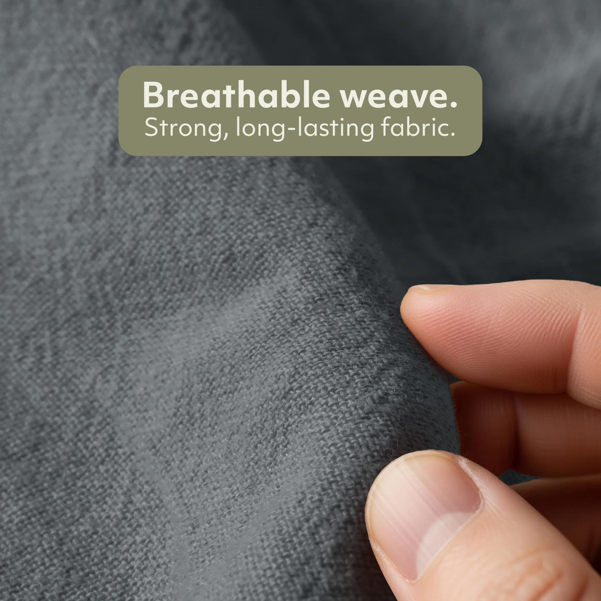 Utopia Kitchen flour sack towels diagonal-knit close-up highlights durable weave