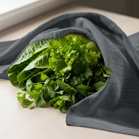 Utopia Kitchen towels with finished hemmed edges for long-lasting durability