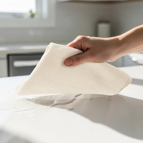 Utopia Kitchen machine-washable flour sack towels ready for repeat use after washing.