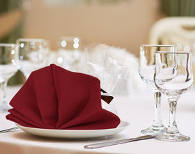 Utopia Kitchen machine-washable napkins stay vibrant after cold-water washes
