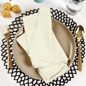 Utopia Kitchen washable napkins stay colorfast after machine washing.